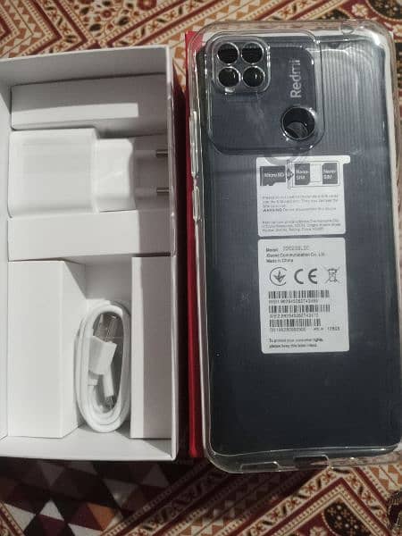 Redmi 10A 6/128 GB Black Color Just Box Open 5000mAh Battery 1