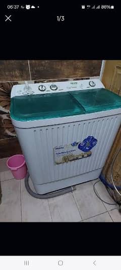 haier 10kg washing machine with dryer everything functions well