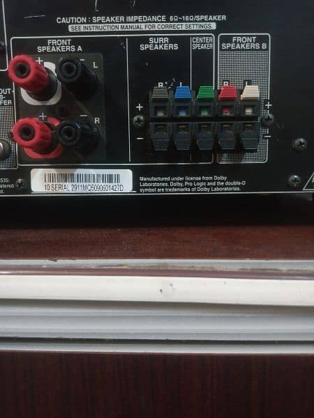 amplifier onkyo A1 condition HDMI input 1