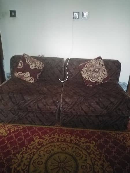 5 seater Sofa+2 seater sofa Cum Bed 1