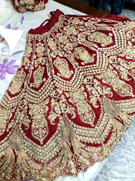 bridal lehnga in good condition 1