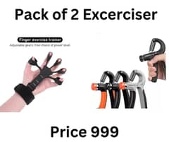 Pack of 2 Hand Exerciser | Hand Grip Strengthener Adjustable