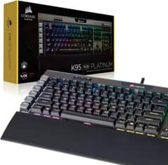 corsair k95 platinum gaming keyboard brand new