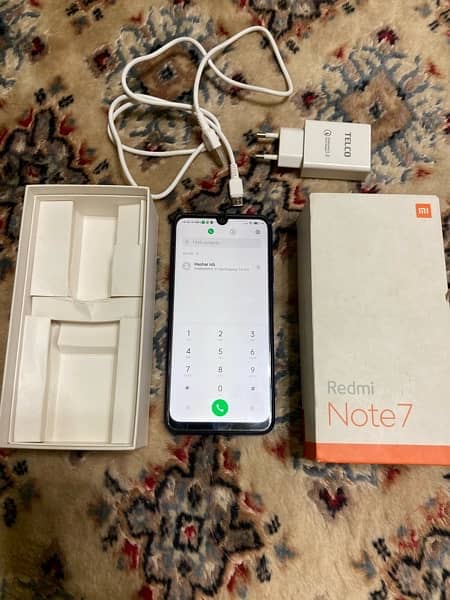 Redmi note 7 complete box 4/64 2