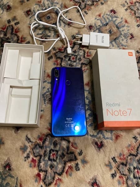 Redmi note 7 complete box 4/64 5