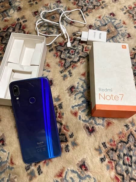 Redmi note 7 complete box 4/64 9