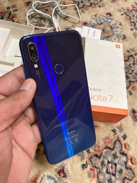 Redmi note 7 complete box 4/64 10