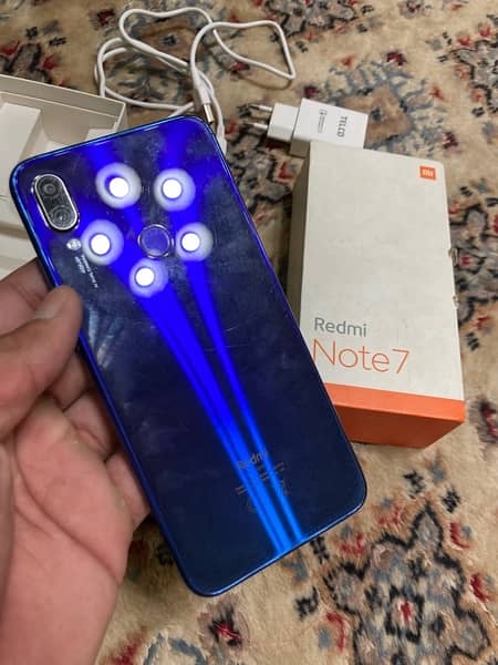 Redmi note 7 complete box 4/64 11