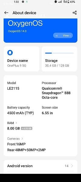 OnePlus 9 5g 3