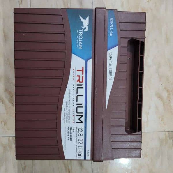 12.8V 92Ah Li-ion battery. Contact 03324185617 for more information 0