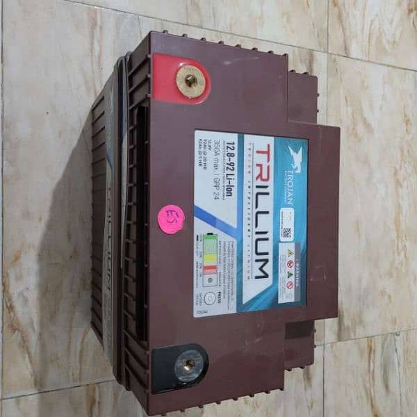 12.8V 92Ah Li-ion battery. Contact 03324185617 for more information 3