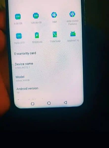 infinix not 7 6gb 128gb 1