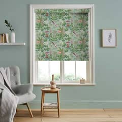 window blind with fitting