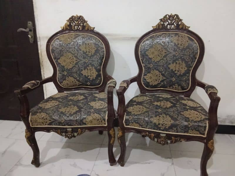 Bedroom chairs wooden 2