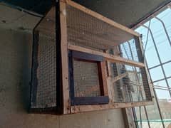 Wooden Cage with 2 matki 0