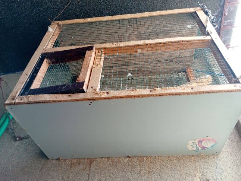 Wooden Cage with 2 matki 4