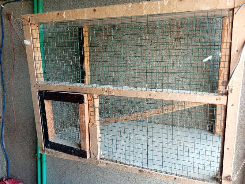 Wooden Cage with 2 matki 5