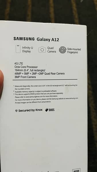 samsung A12 4gb 128gb 4