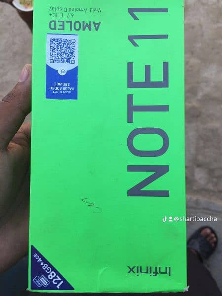 Infinix Note 11.4/128=cont 03276128306 6