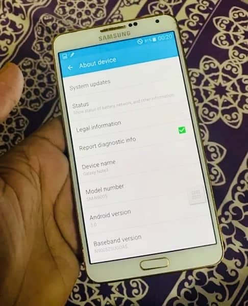 Samsung Note 3 plus 4/32gb all ok 10by10 pta approved dual sim al pack 4