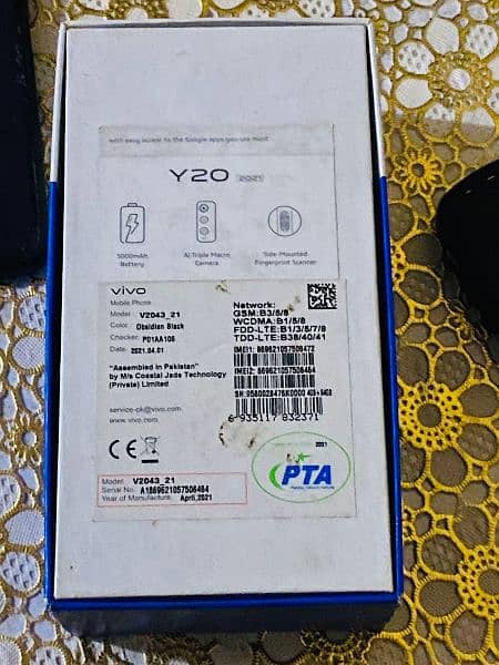 vivo y20 4gb ram 64 gb storage vivo y20 for sale 10/9 condition 6