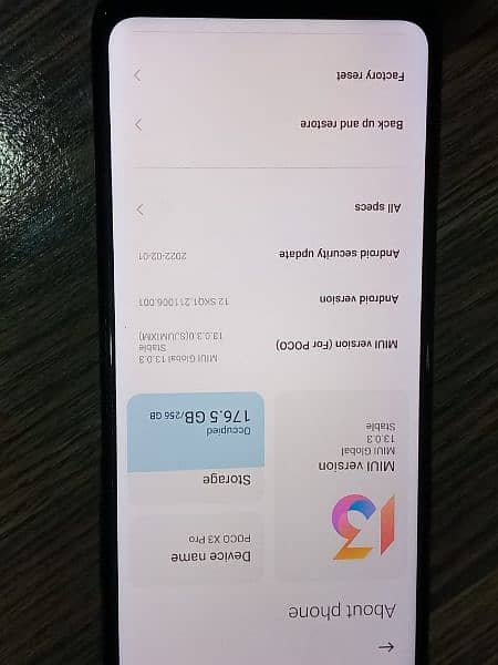 Xiaomi Poco x3 pro 8gb + 3gbRam 256gb storage 3