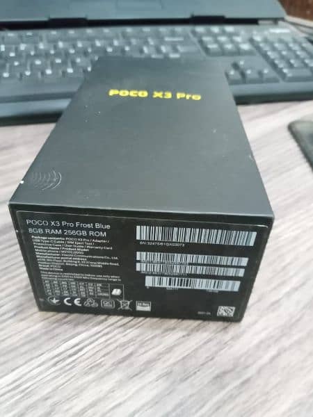 Xiaomi Poco x3 pro 8gb + 3gbRam 256gb storage 7