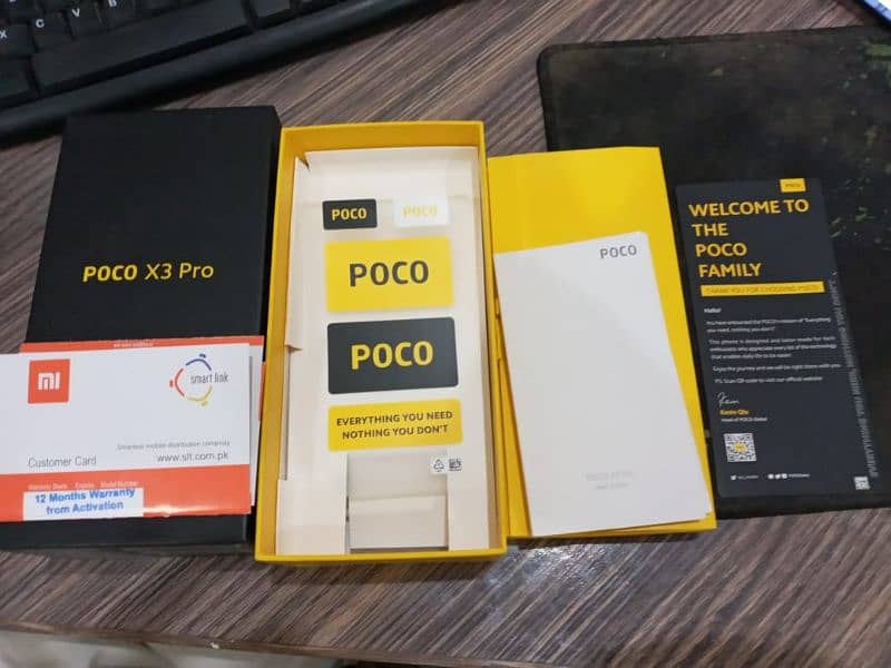 Xiaomi Poco x3 pro 8gb + 3gbRam 256gb storage 8