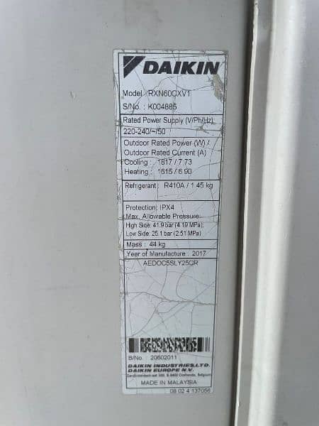 Daikin 2-Ton Inverter 0