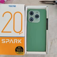 tecno spark 20 pro mobile sale new condition proper equipment box pack 0