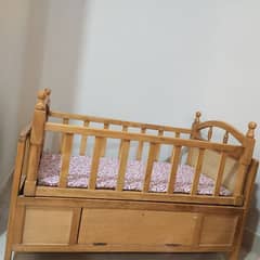 Baby wooden cradle olx best sale