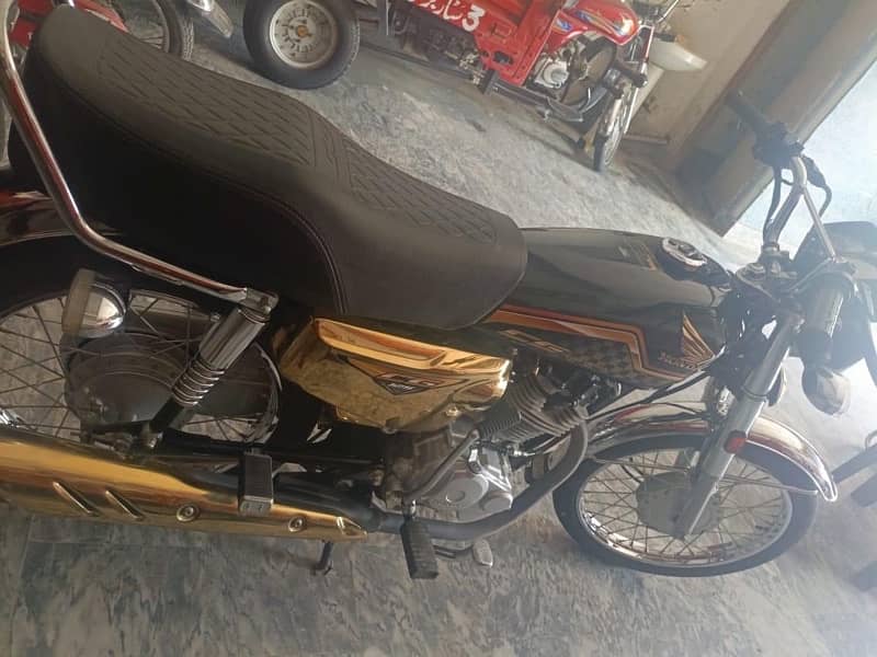 HONDA CG 125s Gold Edition Open Letter 2024 model 2