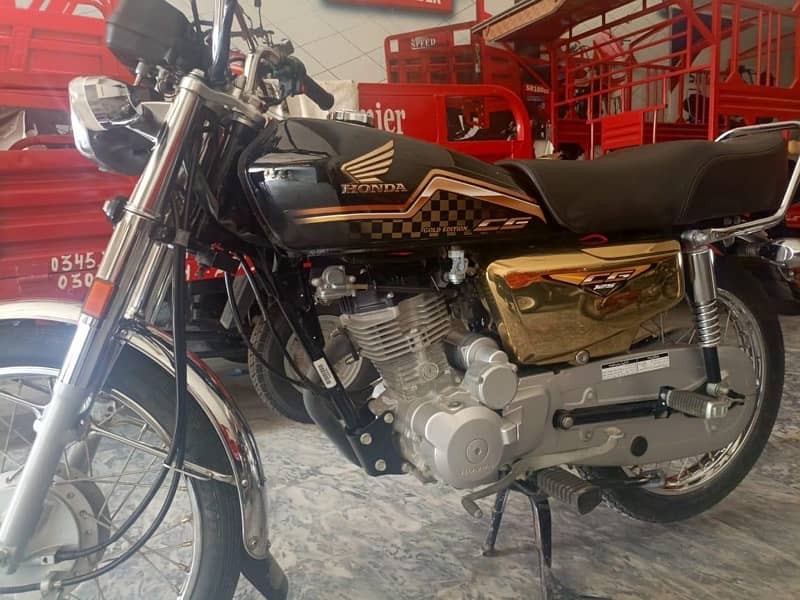 HONDA CG 125s Gold Edition Open Letter 2024 model 5