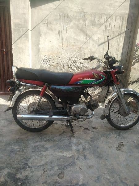 Honda 70 bike good condition 1