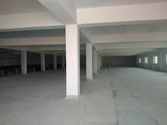 2 kanal industrial hall for rent in quaid azam industrial estate for warehouse factory good parking area 0