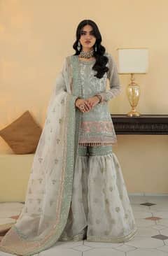 4pc Fancy Gararah Dress Dastoor Collection
NURI