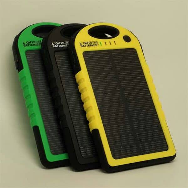 5000mAh Solar Power Bank 1