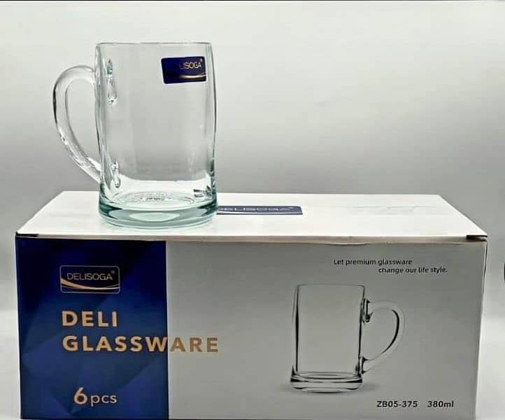 Mugs set | Delisoga Premium Glass Mug 0