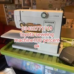 toyota seweing machine all ok used condition