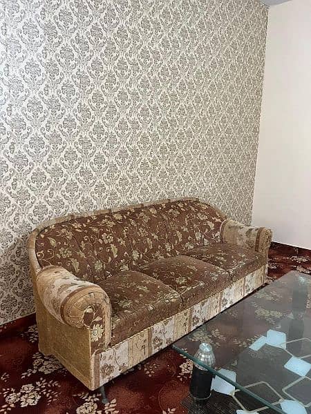 sofa set with FREE Glass Table 3