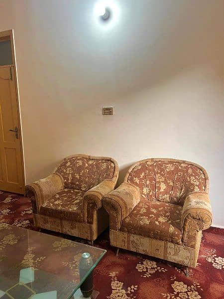 sofa set with FREE Glass Table 4