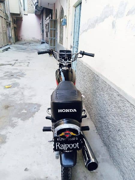 Honda 125 cc complete file 2003 model Lahore number 1