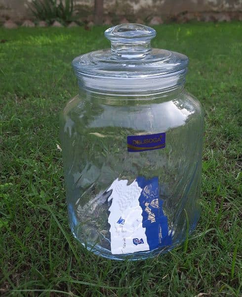 Glass jar | Delisoga Large Glass Storage Jar 1