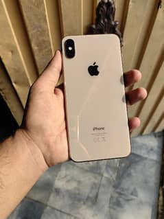 Iphone xs max 64gb gold glass change pta approved 79health box 0