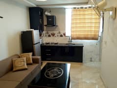 1 bedroom full furnished apartment for rent in sector C near to talwar chock and grand masjid bahria town lahore