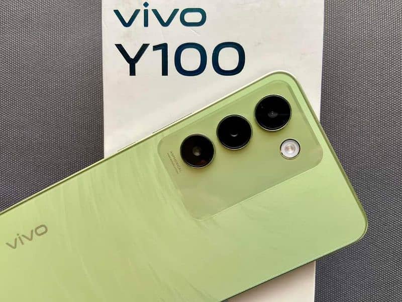 Vivo Y100 16GB ram 256 so storage full box WhatsApp number 03267720525 1