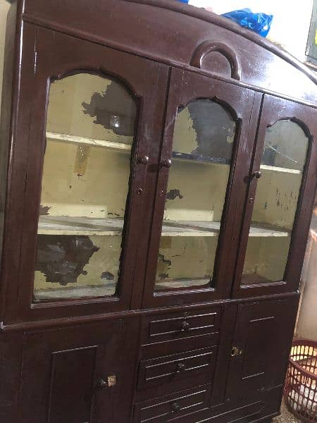 pure wooden showcase for sale 0