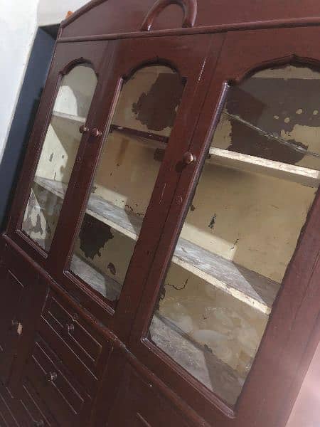 pure wooden showcase for sale 1