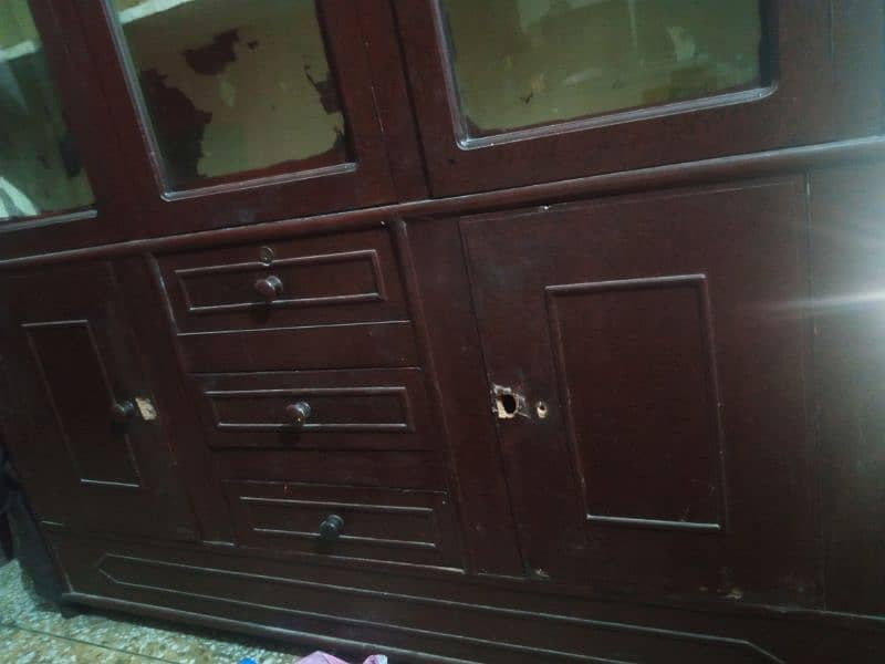 pure wooden showcase for sale 2