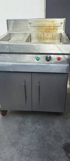 Fully steel commercial fryer for Sale in Korangi